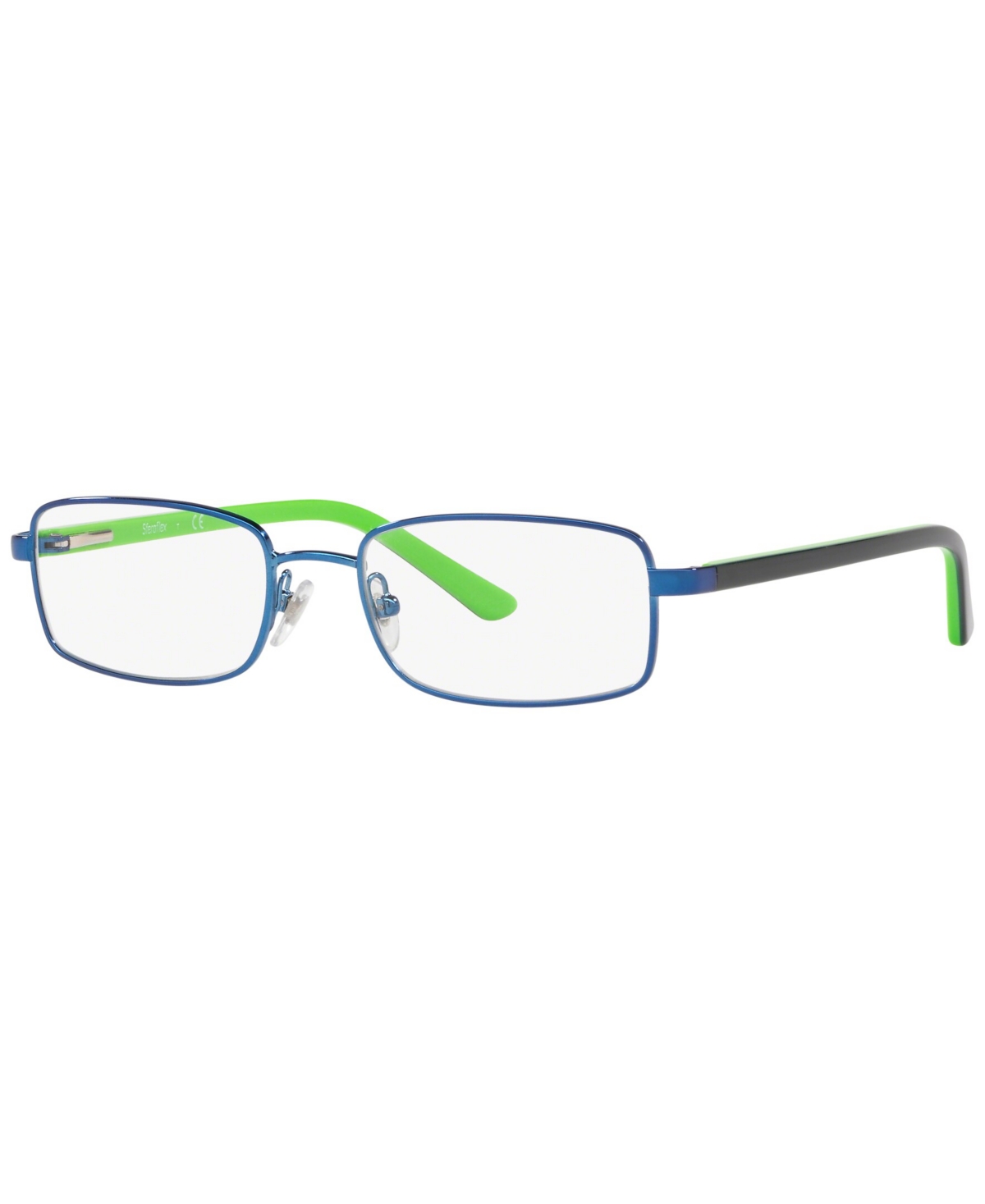 SF2856 Men's Rectangle Eyeglasses - Blue
