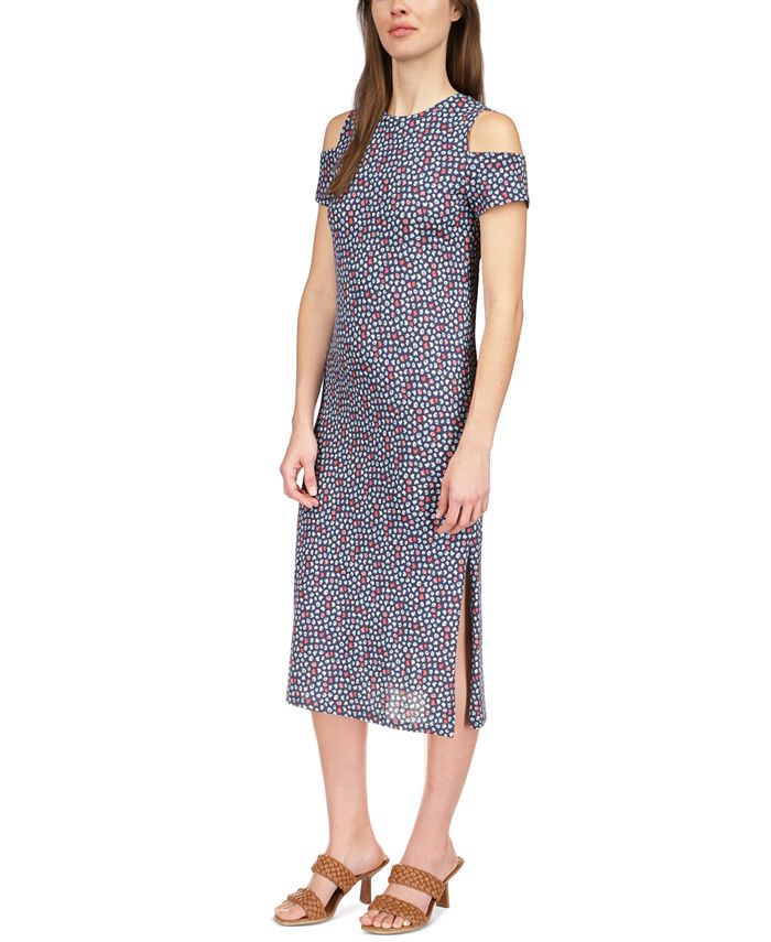 Michael kors 2025 cold shoulder dress