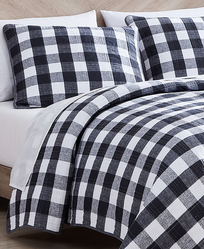 Eddie Bauer Lakehouse 3 Piece Plaid Quilt Set, Full/Queen & Reviews