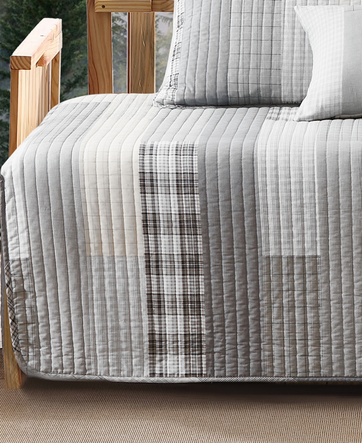 Eddie Bauer Fairview Cotton 4 Piece Quilt Set, Daybed