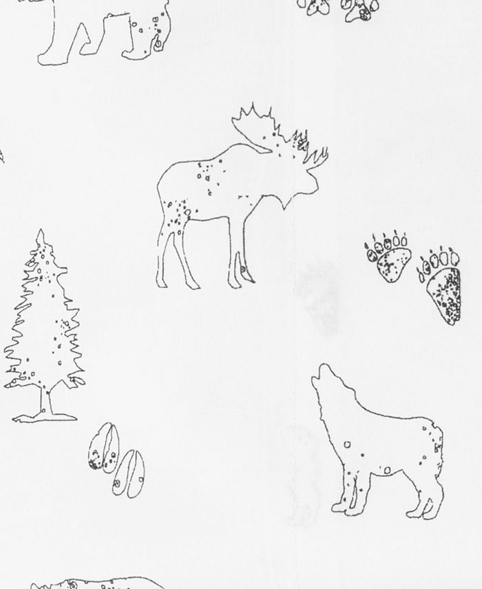 Eddie Bauer Animal Tracks Cotton Sheet Set, Twin Macy's