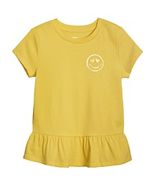 Toddler Girls Short Sleeves Graphic T-shirt