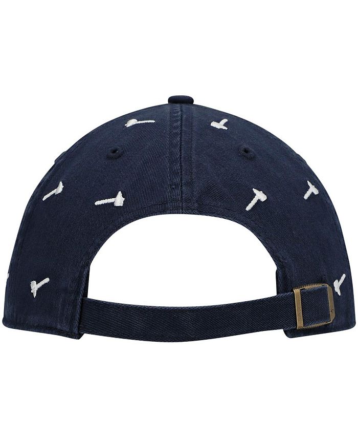 '47 Brand Men's '47 Navy Atlanta Braves Confetti Clean Up Adjustable Hat Macy's