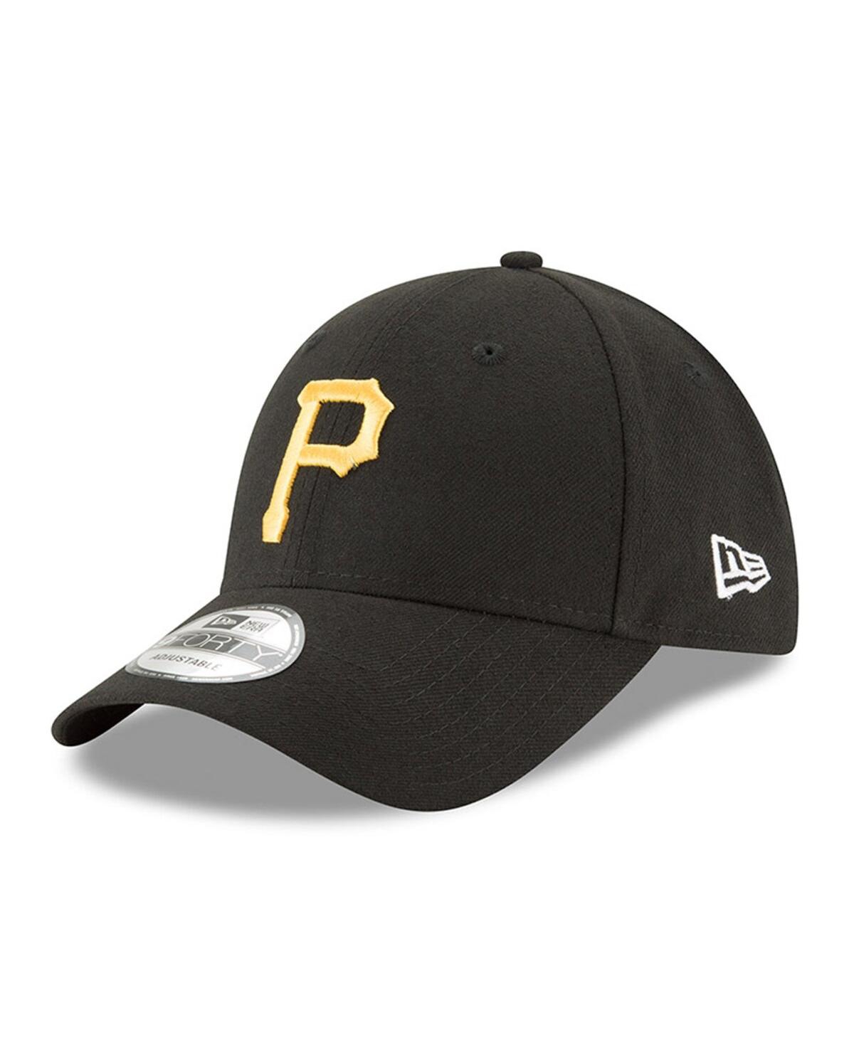 UPC 719106169787 product image for Men's New Era Black Pittsburgh Pirates Team League 9FORTY Adjustable Hat | upcitemdb.com