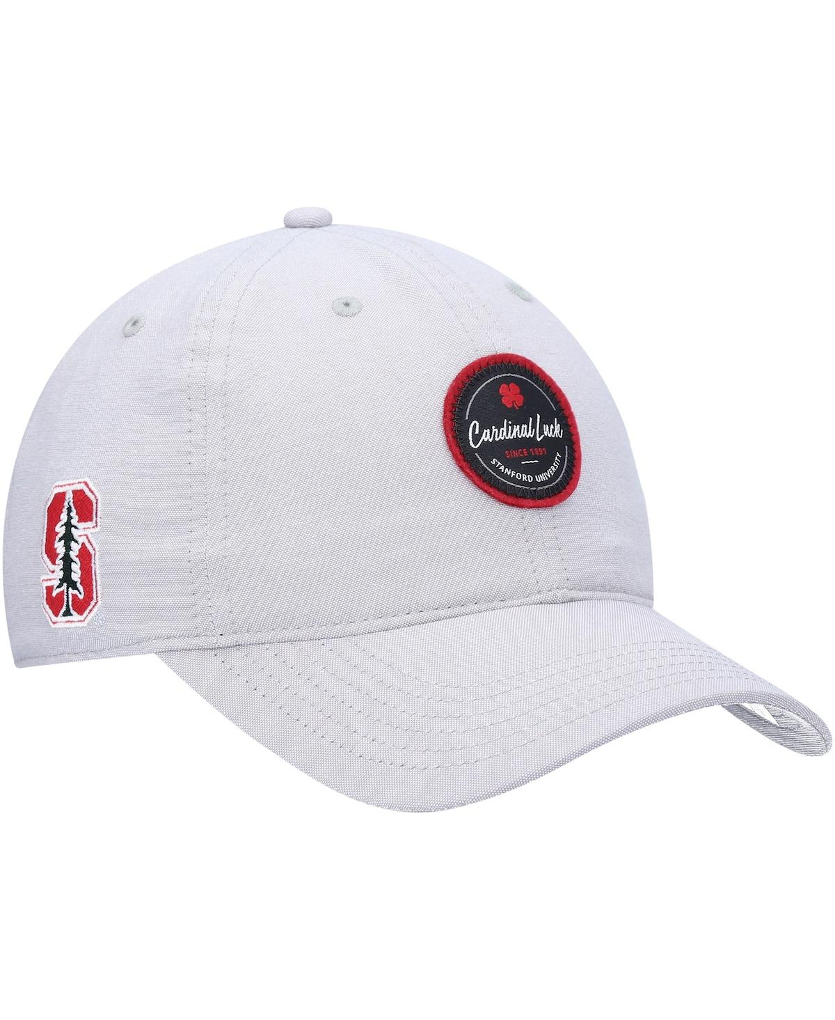 Shop Black Clover Men's Gray Stanford Cardinal Oxford Circle Adjustable Hat