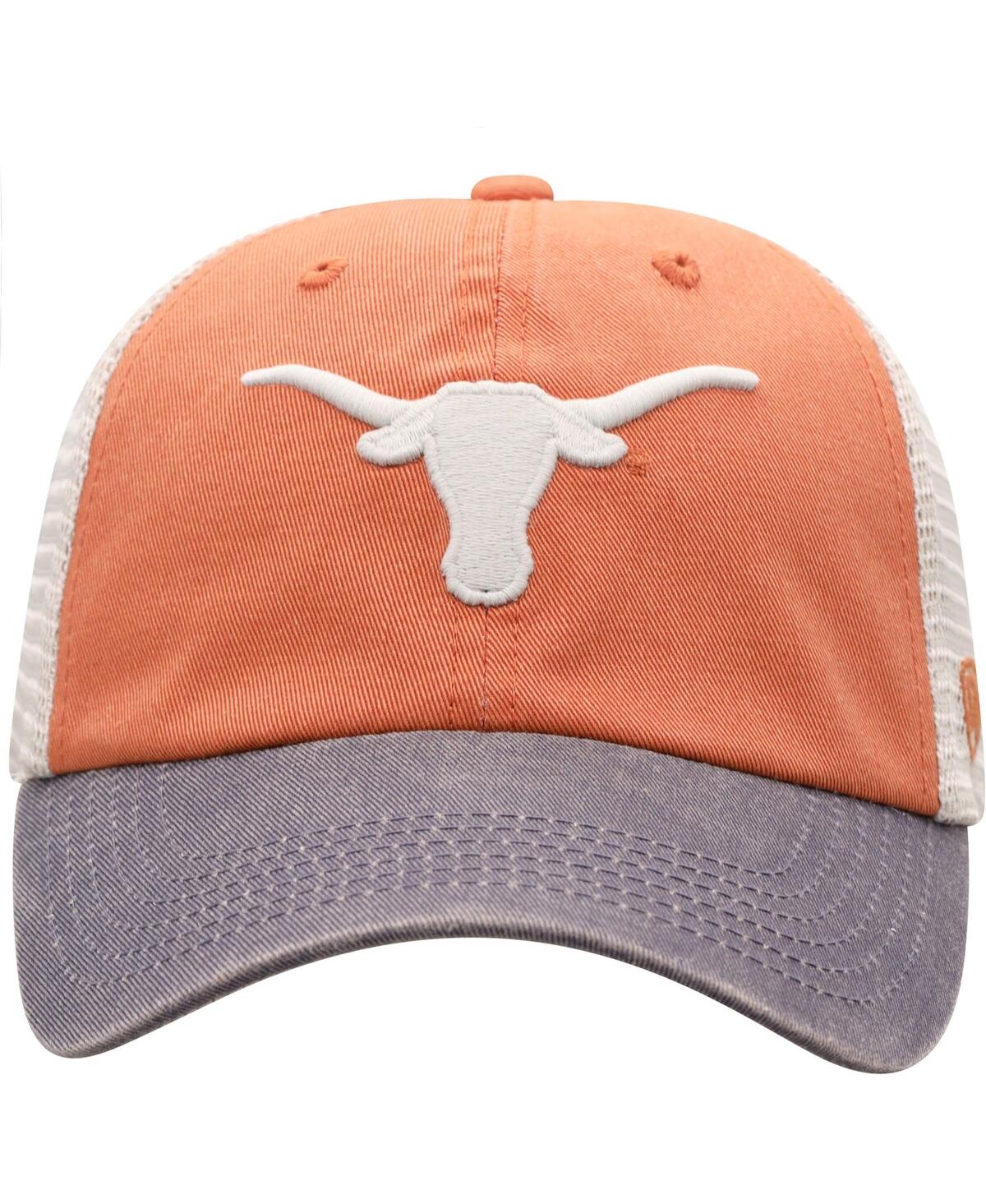 Top Of The World Men's  Texas Orange Texas Longhorns Offroad Trucker Snapback Hat In Texas Orange