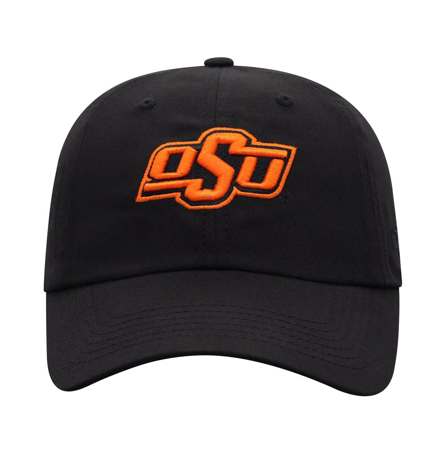 Мужская кепка Top of the World Black Oklahoma State Cowboys Staple Adjustable Hat — фото 3