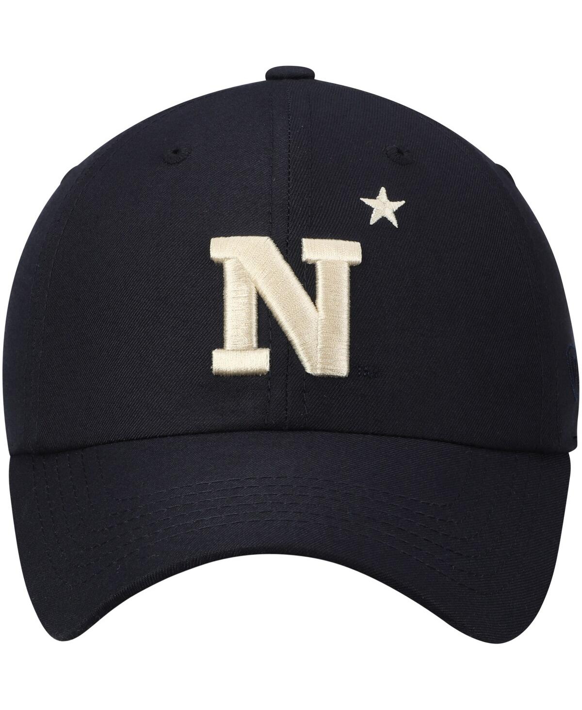 Men's Top of the WorldNavy Midshipmen Primary Logo Staple Adjustable Hat - Navy