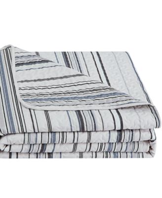 Southshore Stripe 3-Pc. Quilt Set, Full/Queen