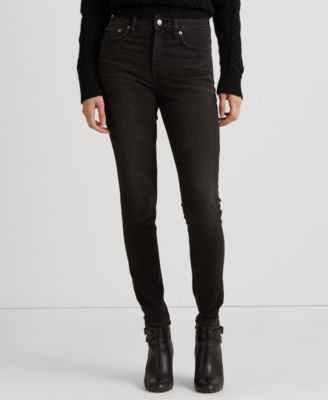 Lauren Ralph Lauren - High-Rise Skinny Ankle Jeans