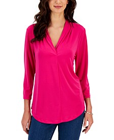Women&apos;s 3&sol;4-Sleeve Top&comma; Created for Macy&apos;s