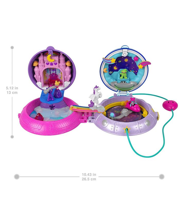 Polly Pocket Dolls and Accessories, Double Play Space Compact - Macy's