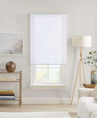 Eclipse Holden Light Filtering Cordless Roman Shades In Ivory