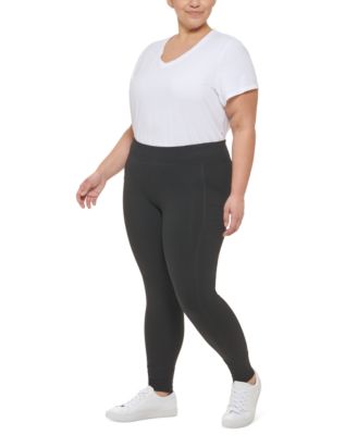 Calvin Klein Performance Plus Size Full length Leggings Macy s