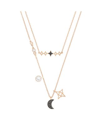 moon and star necklace swarovski