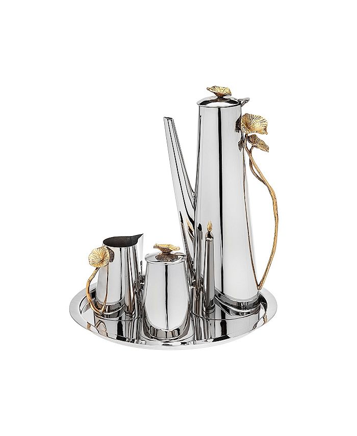 Godinger Stainless Steel Tea Set, 4 Piece Macy's