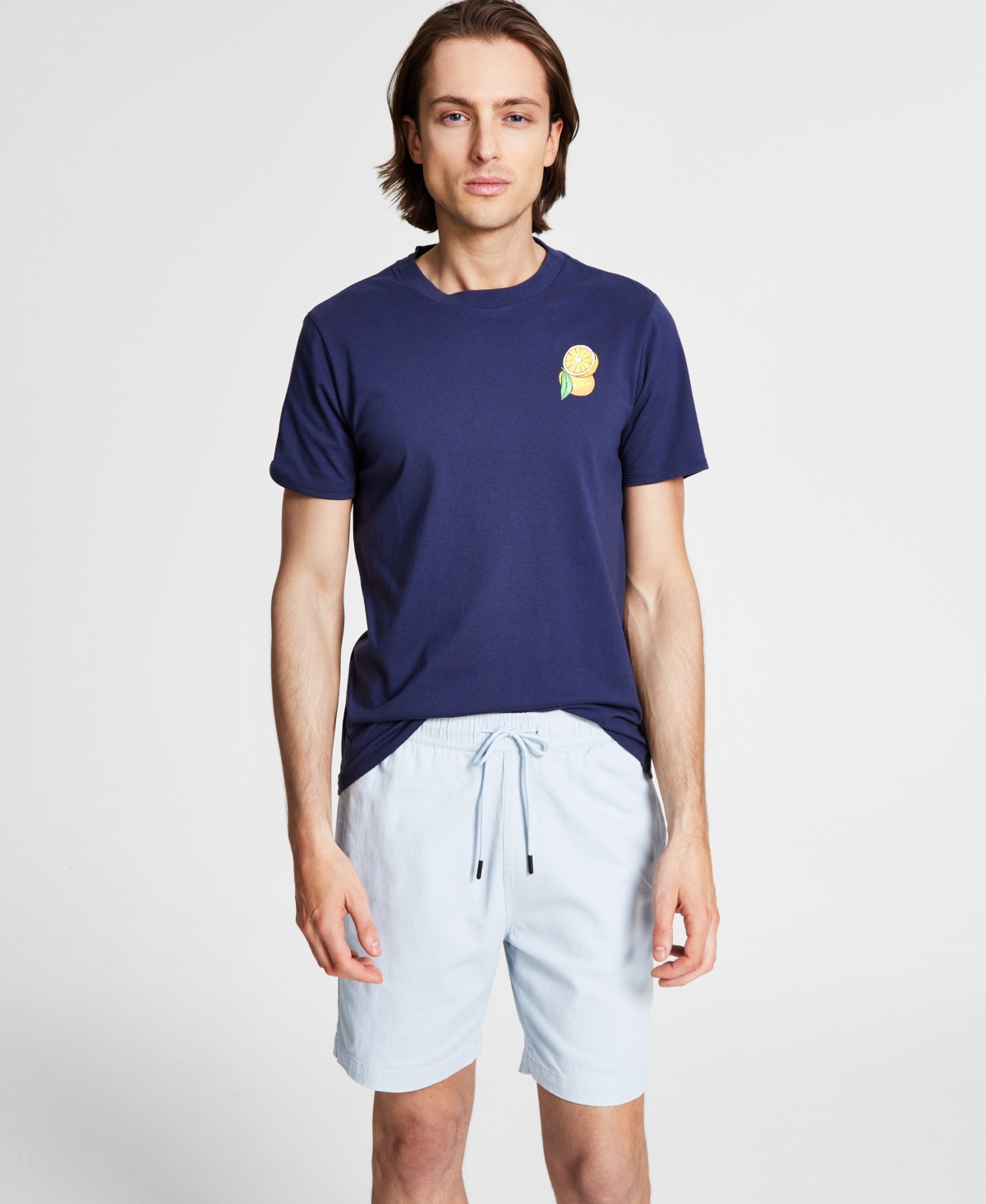 And Now This Men's Brushed Twill Everyday Short In Cashmere B