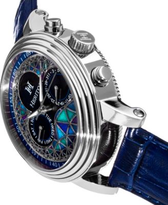 Automatic Men's Legacy Leather-Band Watch w/Day/Date