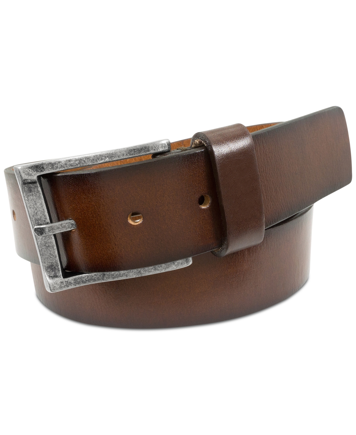 Men's Albert Saddle Leather Belt - Cognac