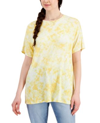 Style & Co - Women's Printed Drapey T-Shirt