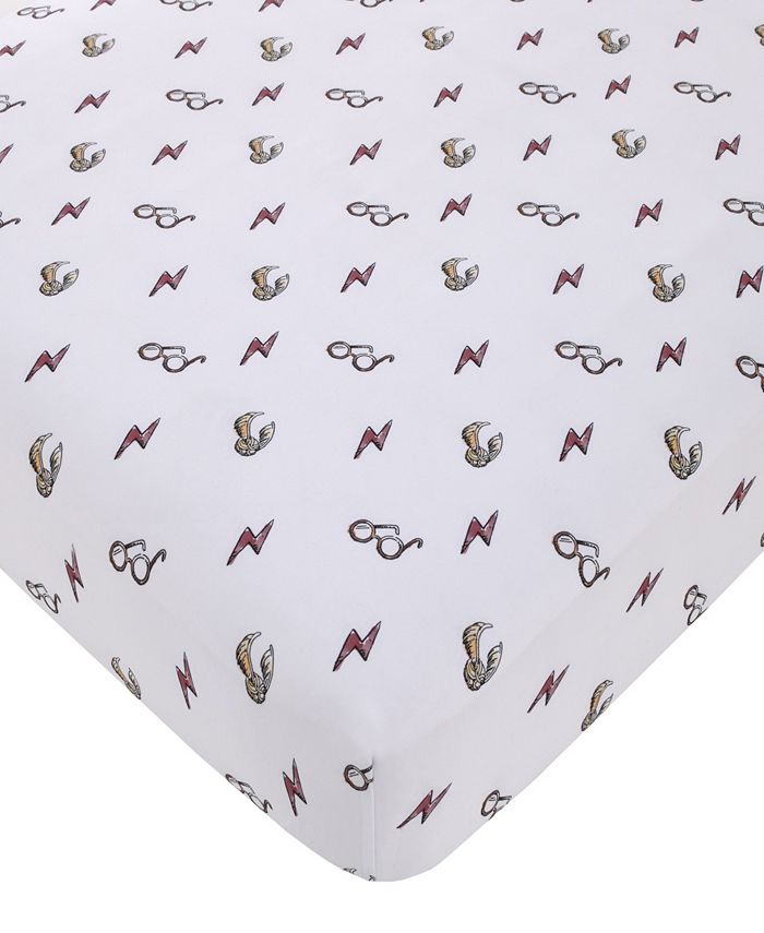 Harry potter top fitted crib sheet