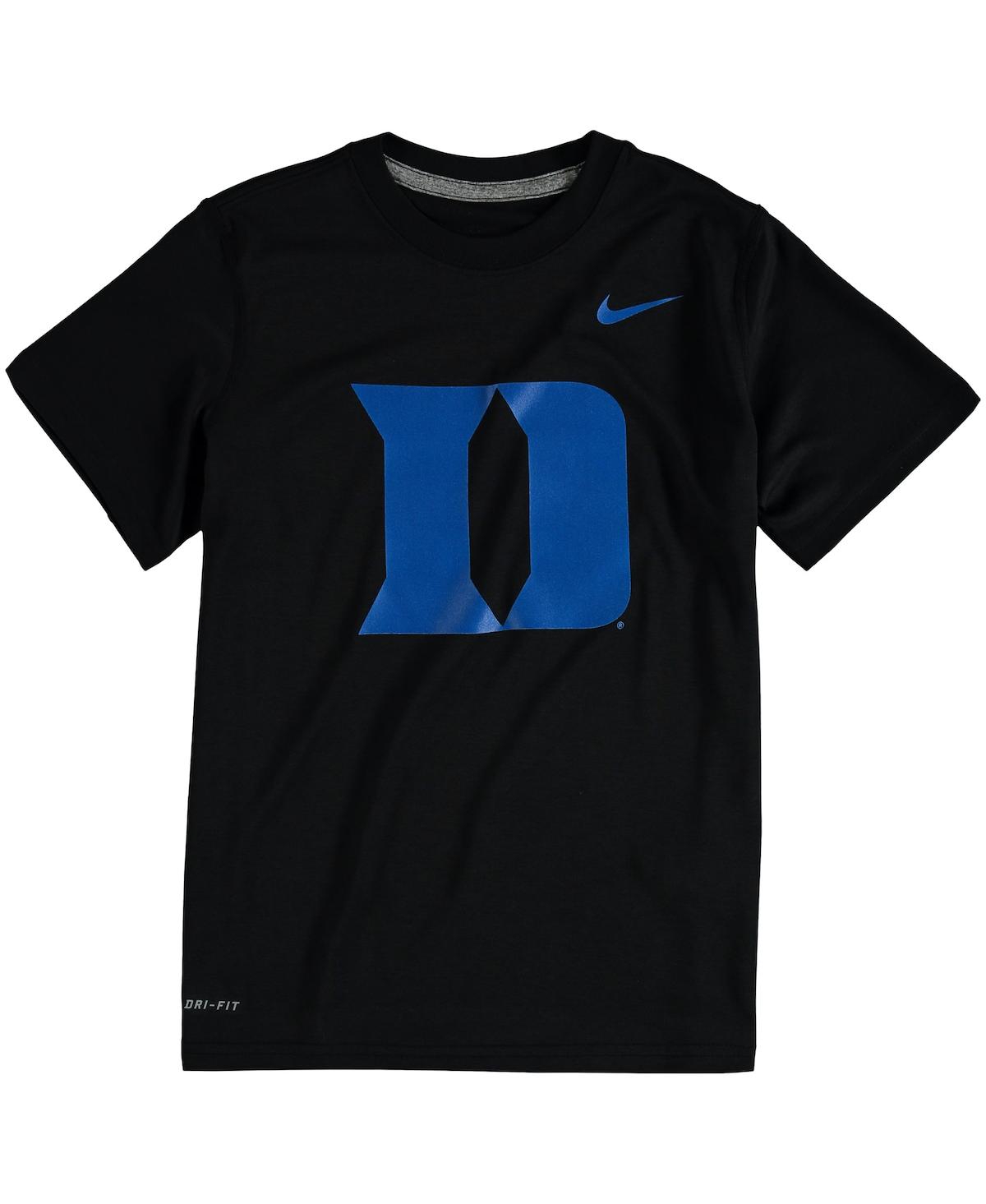 Youth Boys Nike Black Duke Blue Devils Logo Legend Dri-fit T-shirt