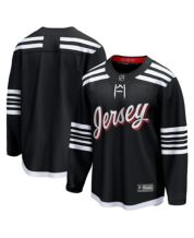 New Jersey Devils Custom Official Black Adidas Authentic Adult