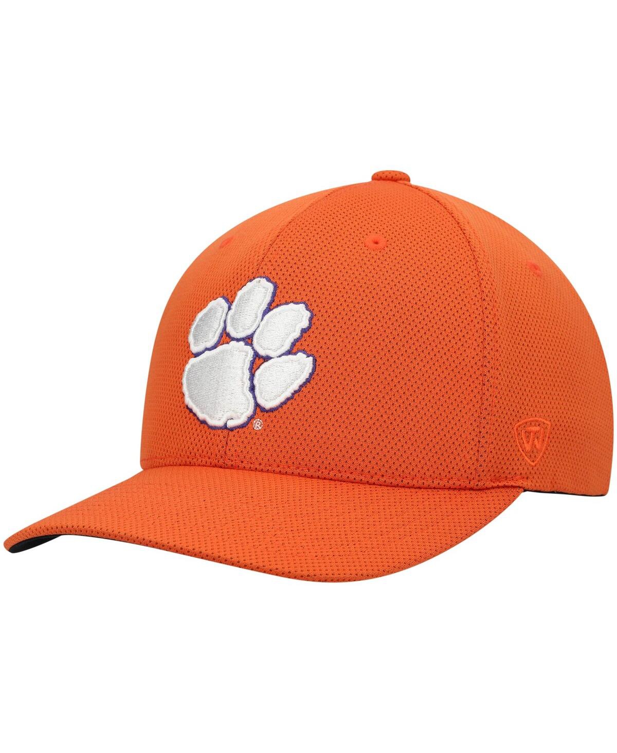 Top Of The World Orange Clemson Tigers Reflex Logo Flex Hat In Orange