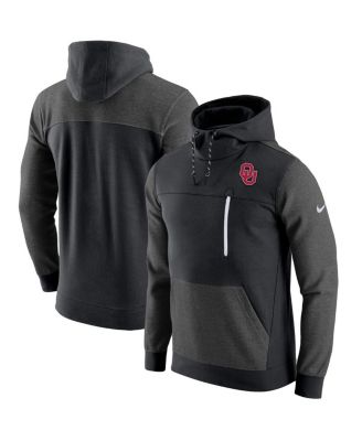 Men's Black Oklahoma Sooners AV-15 2.0 Pullover Hoodie