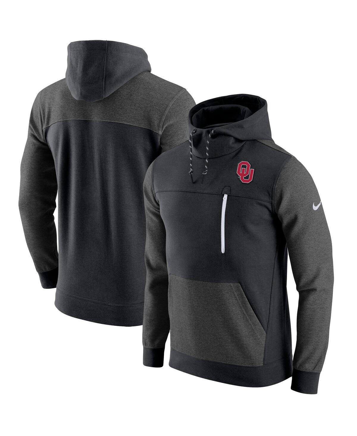 Nike Black Oklahoma Sooners Av-15 2.0 Pullover Hoodie In Black