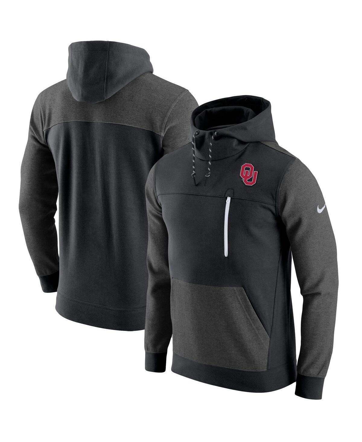 Shop Nike Men's  Black Oklahoma Sooners Av-15 2.0 Pullover Hoodie