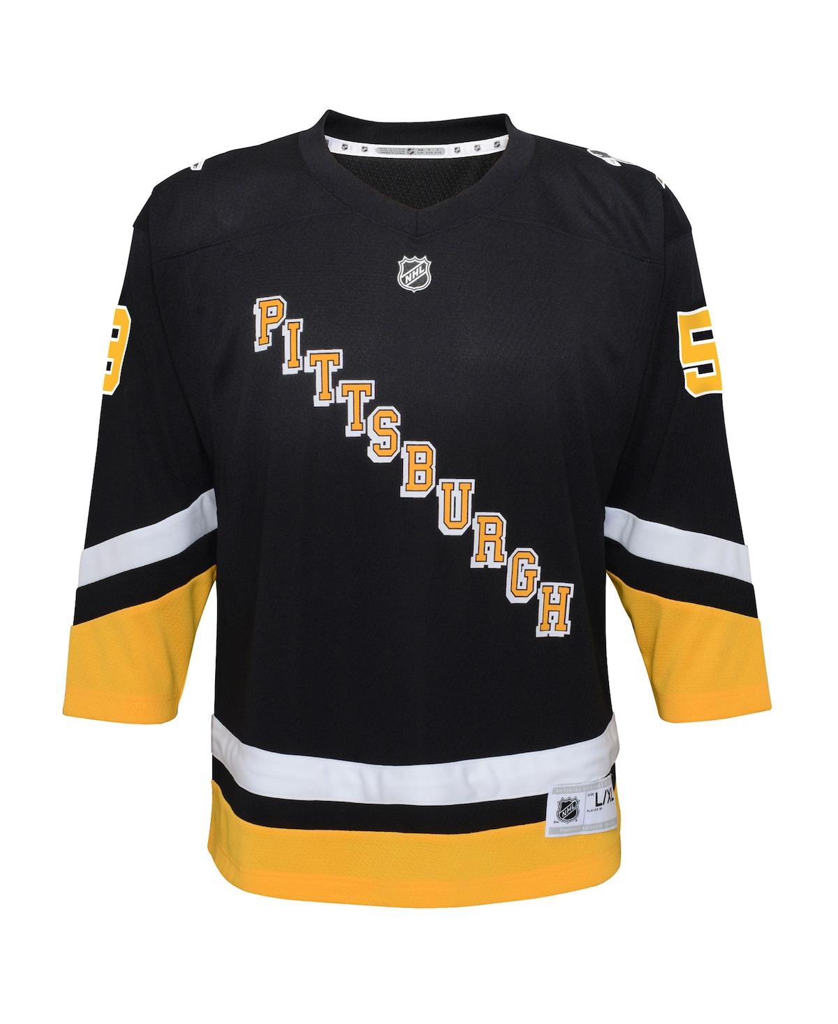Big Boys Jake GuentzelPittsburgh Penguins 2021/22 Alternate Replica Player Jersey - Black