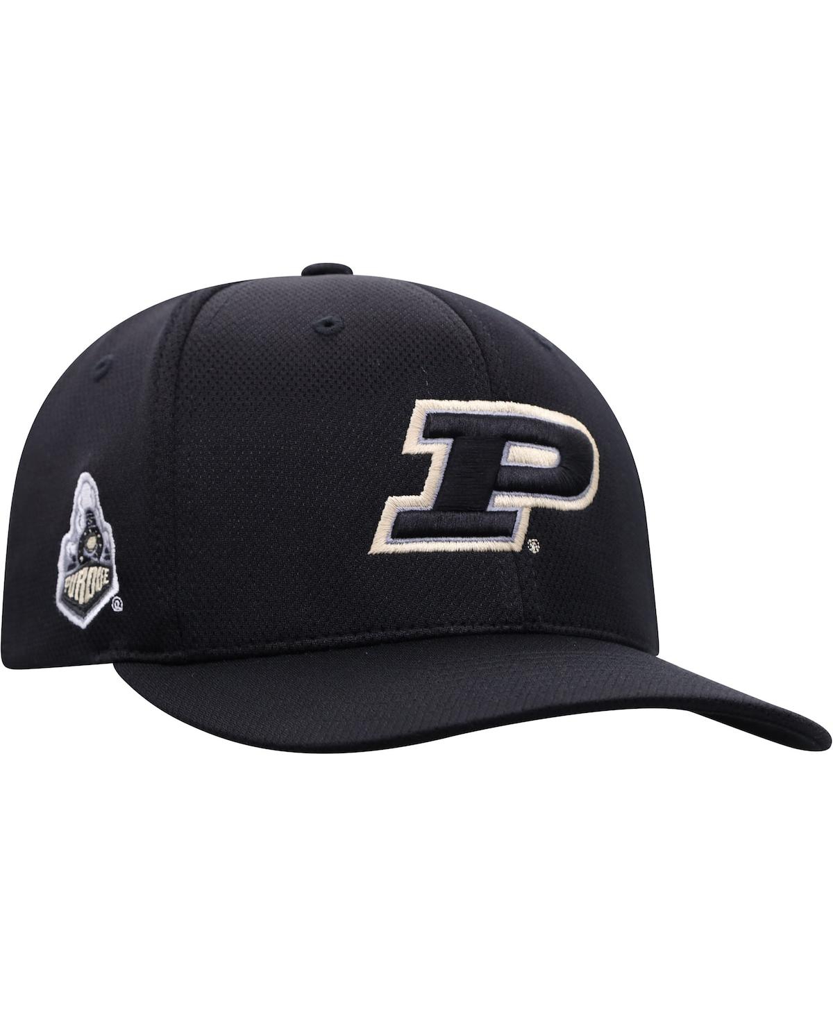 Top Of The World Black Purdue Boilermakers Reflex Logo Flex Hat In Black