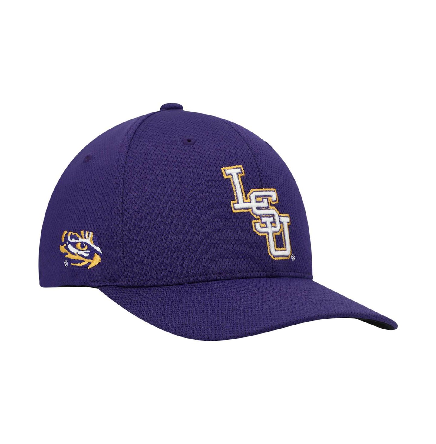 Мужская кепка Top of the World Purple Lsu Tigers Reflex Logo Flex Hat — фото 4