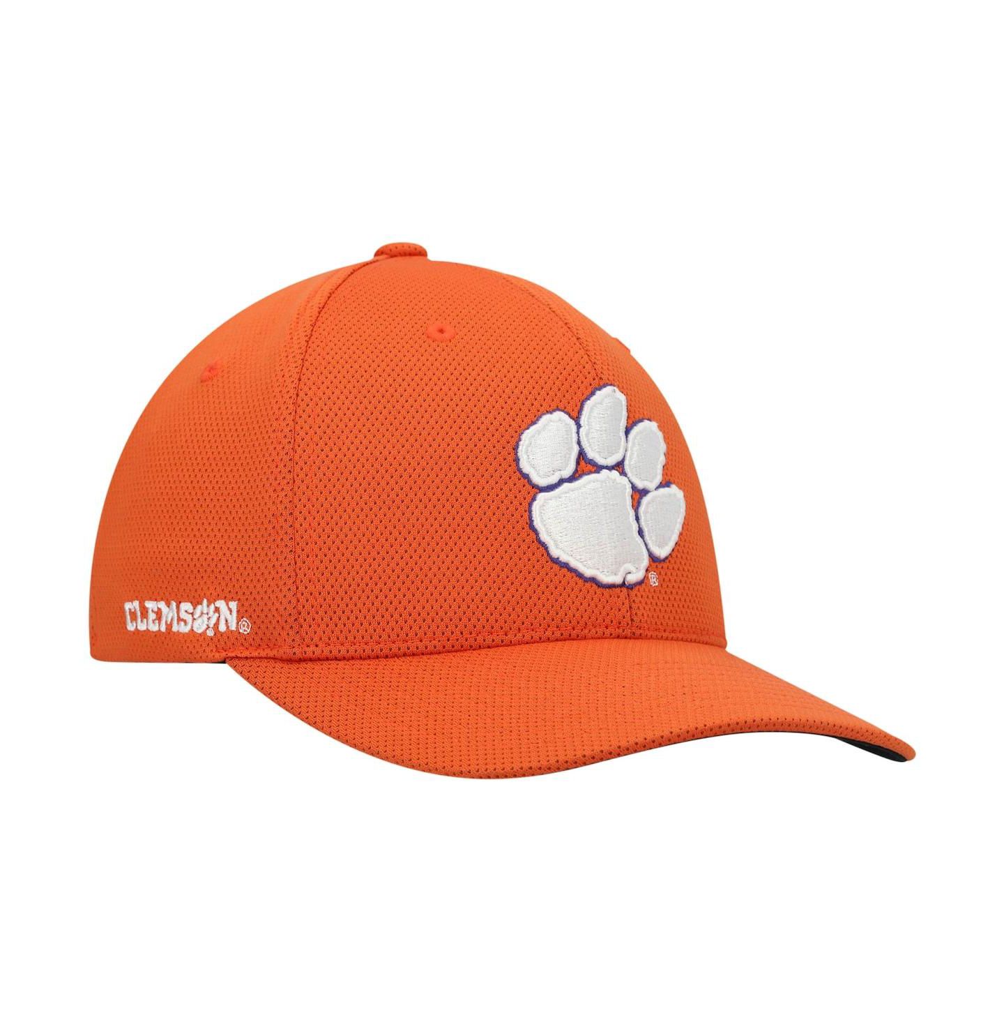 Мужская кепка Top of the World Orange Clemson Tigers Reflex Logo Flex Hat — фото 4