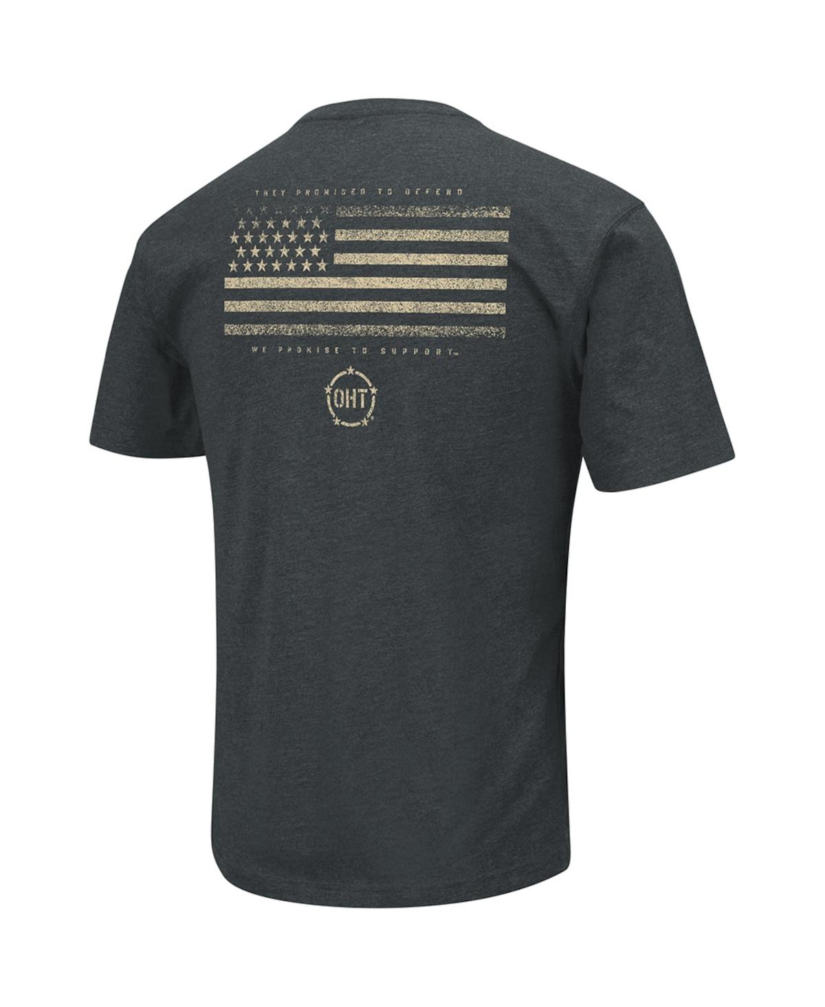 Shop Colosseum Men's  Heathered Black West Virginia Mountaineers Oht Military-inspired Appreciation Flag 2