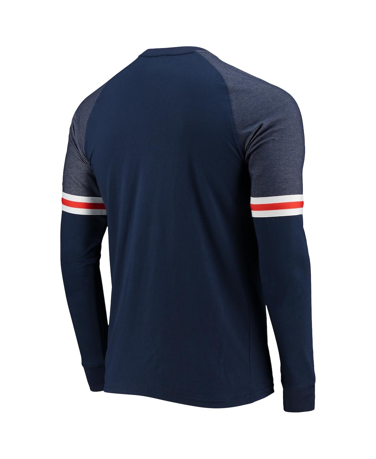 Men's Under ArmourAuburn Tigers Game Day Sleeve Stripe Raglan Long Sleeve T-shirt - Navy