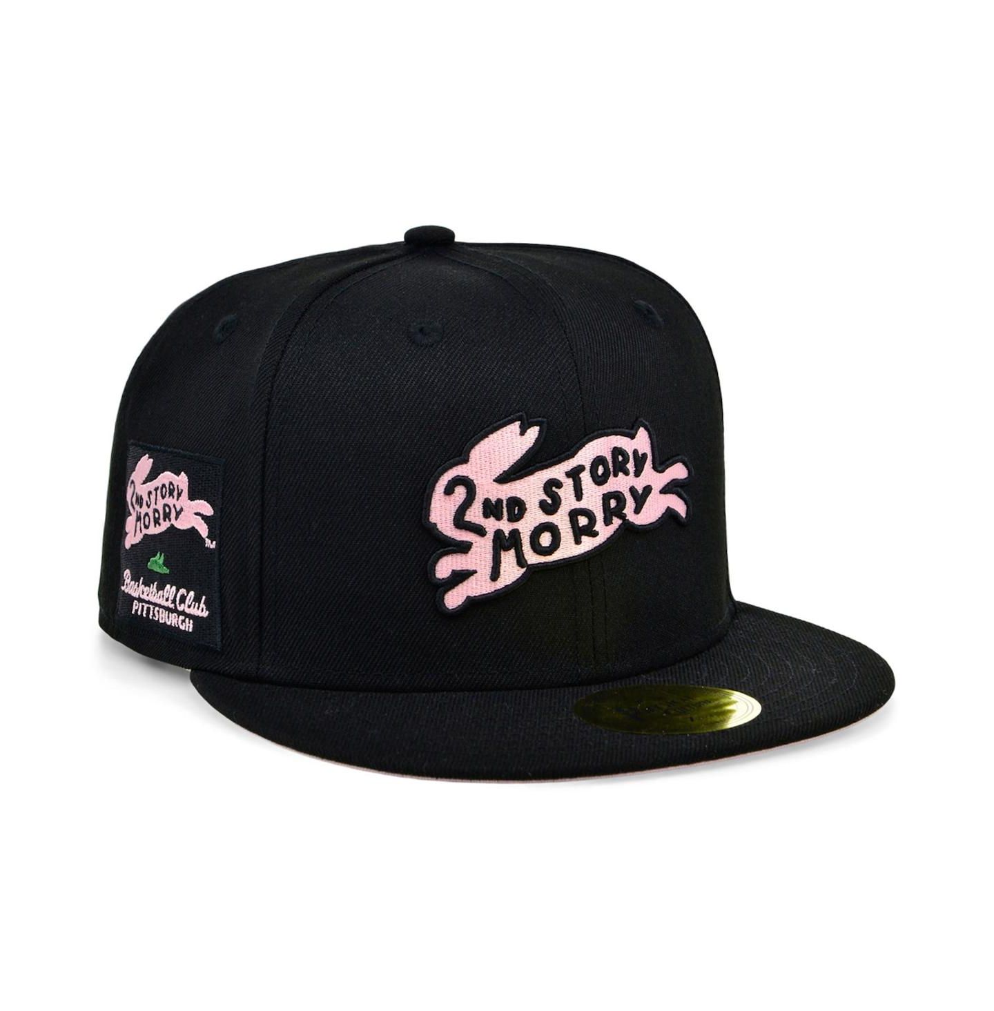 Мужская кепка Physical Culture Black Second Story Morrys Black Fives Fitted Hat — фото 4