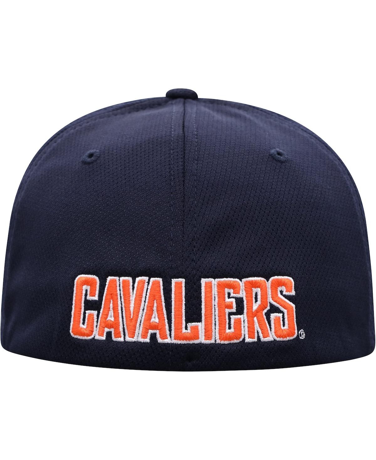 Top Of The World Men's  Navy Virginia Cavaliers Reflex Logo Flex Hat In Navy