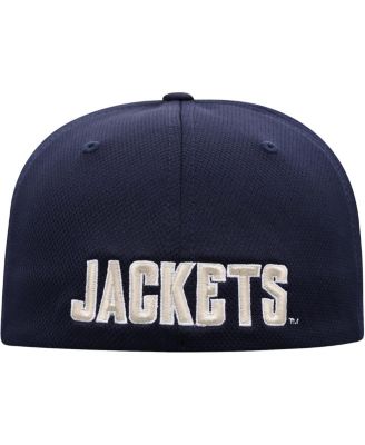 Men's Navy Georgia Tech Yellow Jackets Reflex Logo Flex Hat