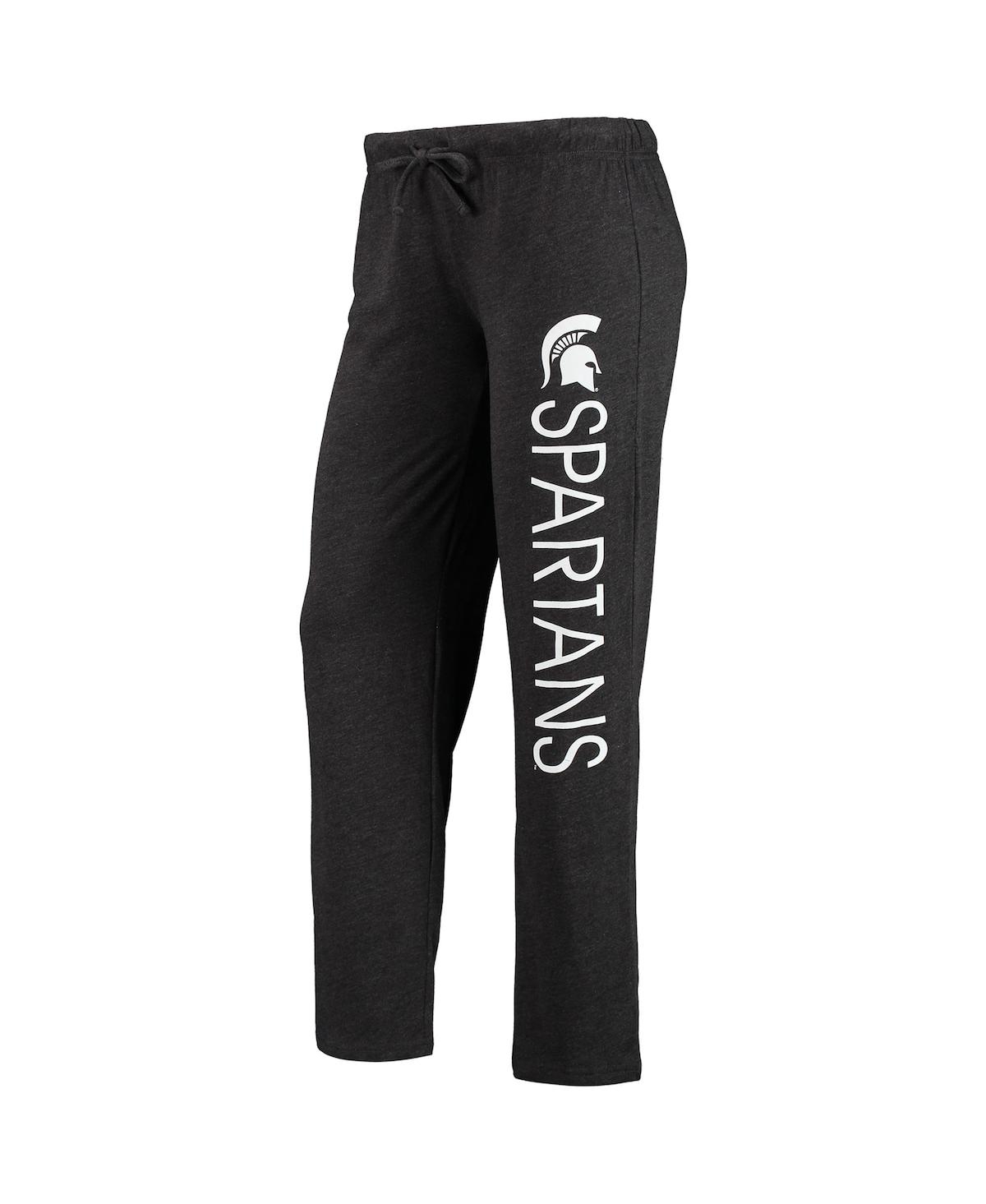 Shop Concepts Sport Women's  Black, Green Michigan State Spartans Tank Top And Pants Sleep Set In Black,green