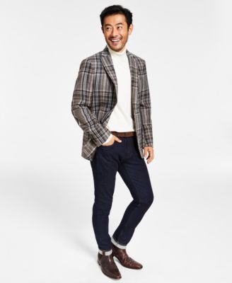 mens plaid sportcoat