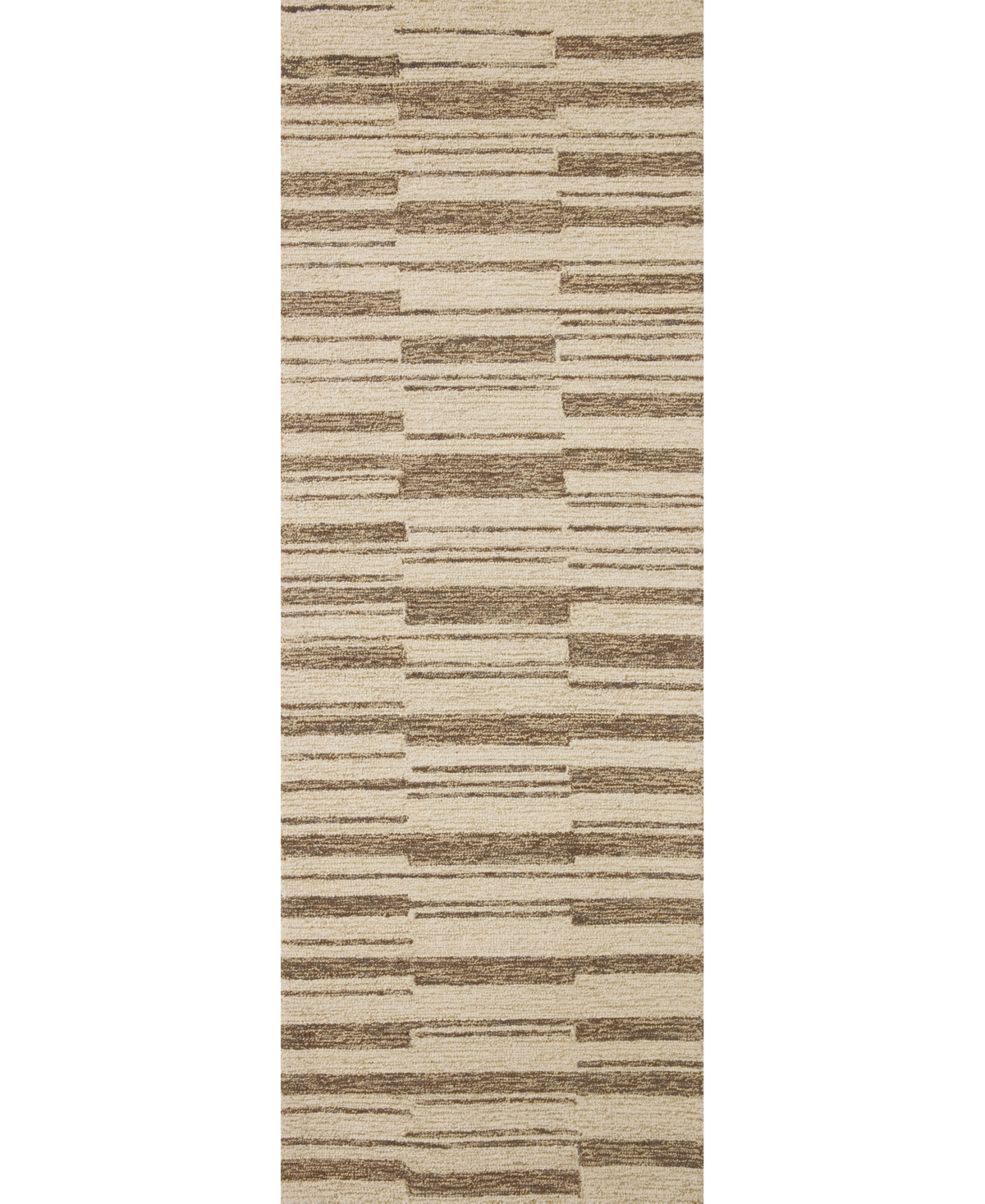 Chris Loves Julia Polly Pol-04 2'6in x 9'9 Runnerin Area Rug - Tobacco