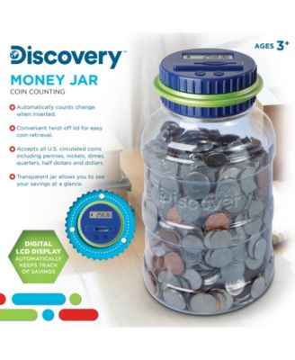 Digital Coin-Counting Money Jar with LCD Screen