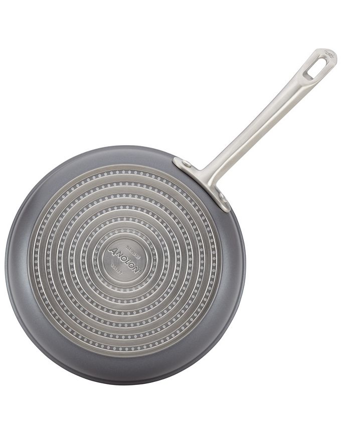 Anolon Accolade Forged Hard-Anodized Nonstick Wok with Lid, 13.5-Inch, Moonstone