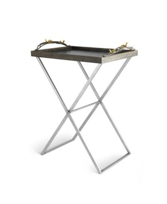 Butterfly Ginkgo Butler Tray Stand