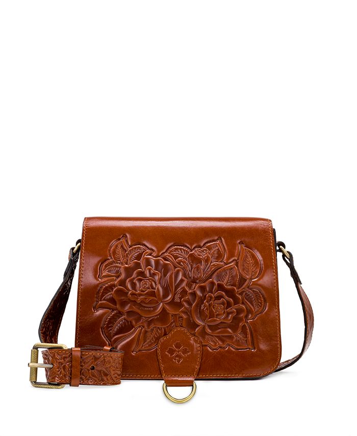 BEAUTIFUL Patricia Nash REAL LEATHER CROSS BODY BAG