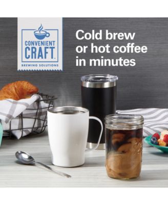 Convenient Craft Single-Serve Rapid Cold Brew & Hot Coffee Maker