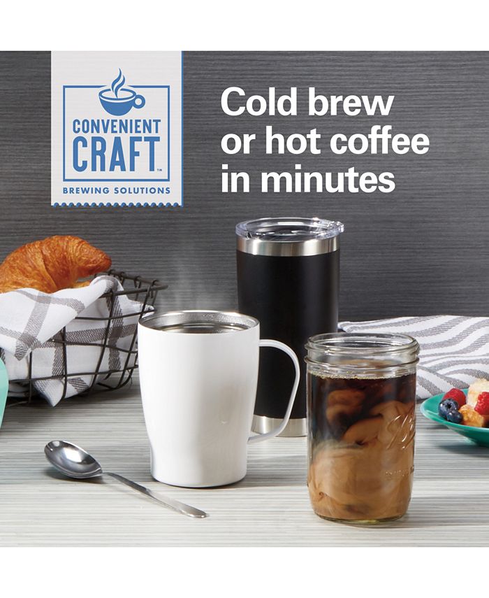 Hamilton Beach Convenient Craft SingleServe Rapid Cold Brew & Hot