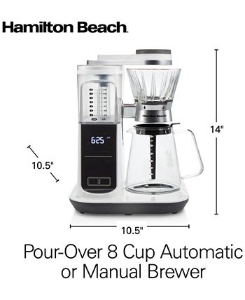 Hamilton Beach Convenient Craft Automatic or Manual Pour-Over Coffee Maker  - Macy's